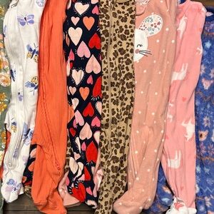 Baby Girl Pajama Bundle.